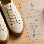 Chaussures éthiques : baskets vegan en toile et caoutchouc naturel
