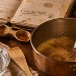 Cire au sucre recette : test de la goutte à 129 °C