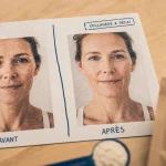 Collagène peau avant après, photos 15 jours et 8 à 12 semaines