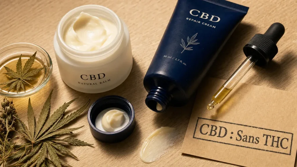 Crème CBD : isolat, 0 % THC et texture, les critères qui font la différence