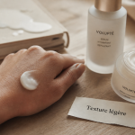 Creme hydratante legere, texture légère satinée sur peau