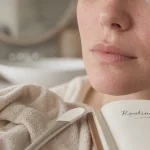 Eczéma sur visage : plaques rouges et peau sèche près de la bouche