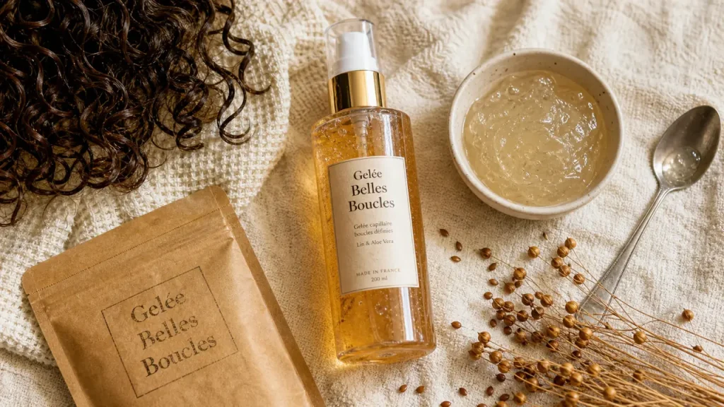 Gelée Belles Boucles Aroma-Zone : acide hyaluronique ou kératine pour des boucles mieux dessinées ?