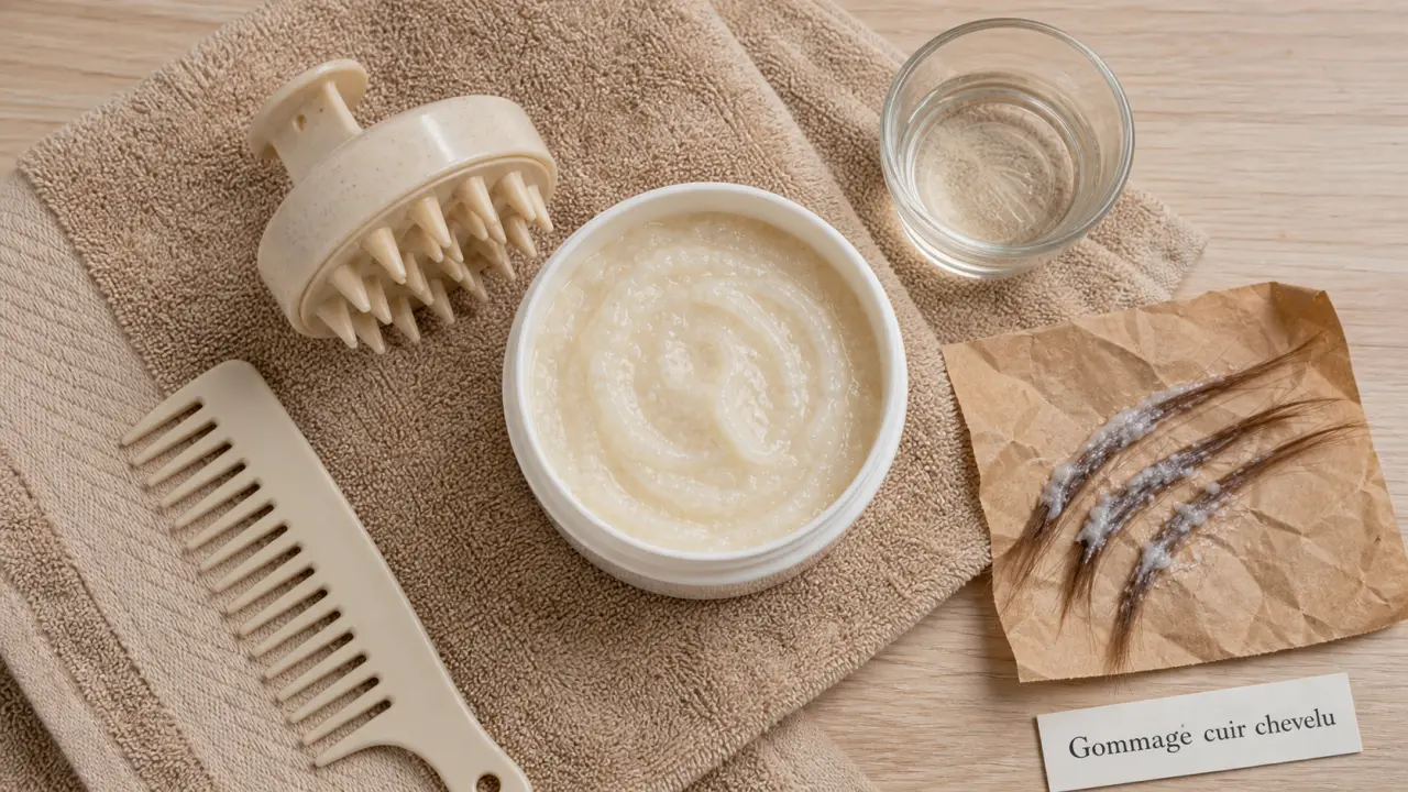 Gommage cheveux : purifier le cuir chevelu sans agresser