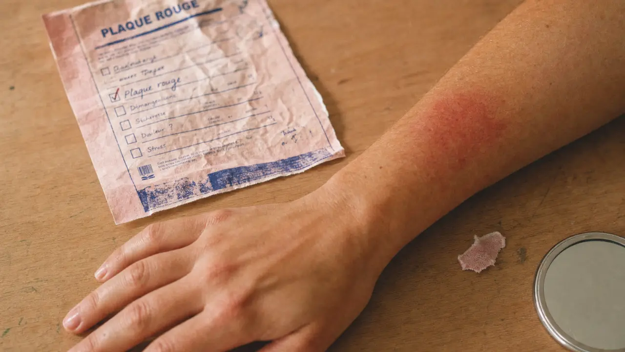 Peau plaque rouge : allergie, eczéma ou urgence