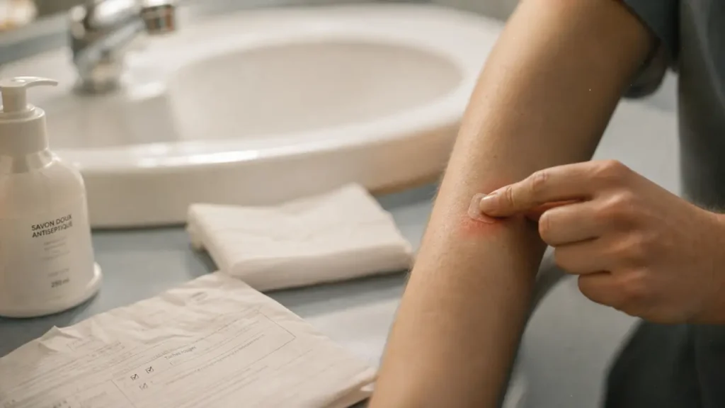 Tache rouge peau : pression, taille et évolution, les signes qui doivent alerter