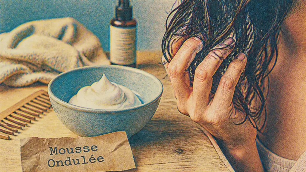 Mousse pour cheveux ondulés : du volume aux racines, sans effet carton
