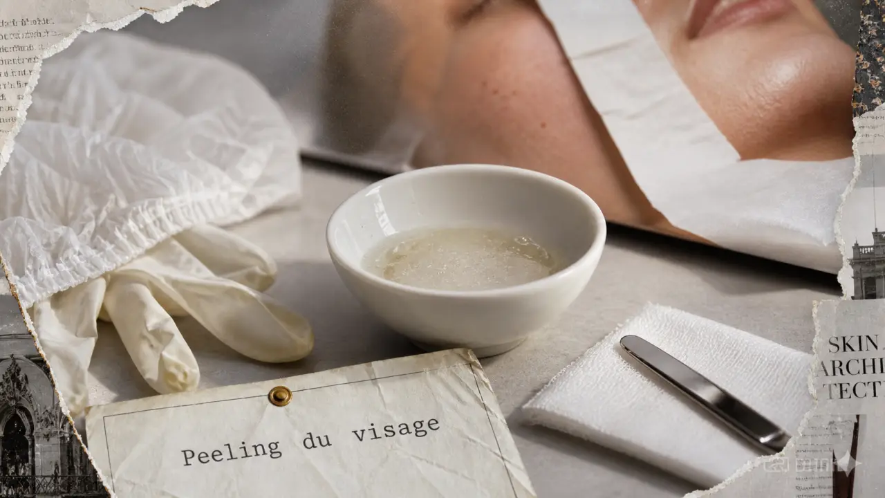 Soin du visage peeling : éclat immédiat, taches à traiter, préparation en cabine dermocosmétique