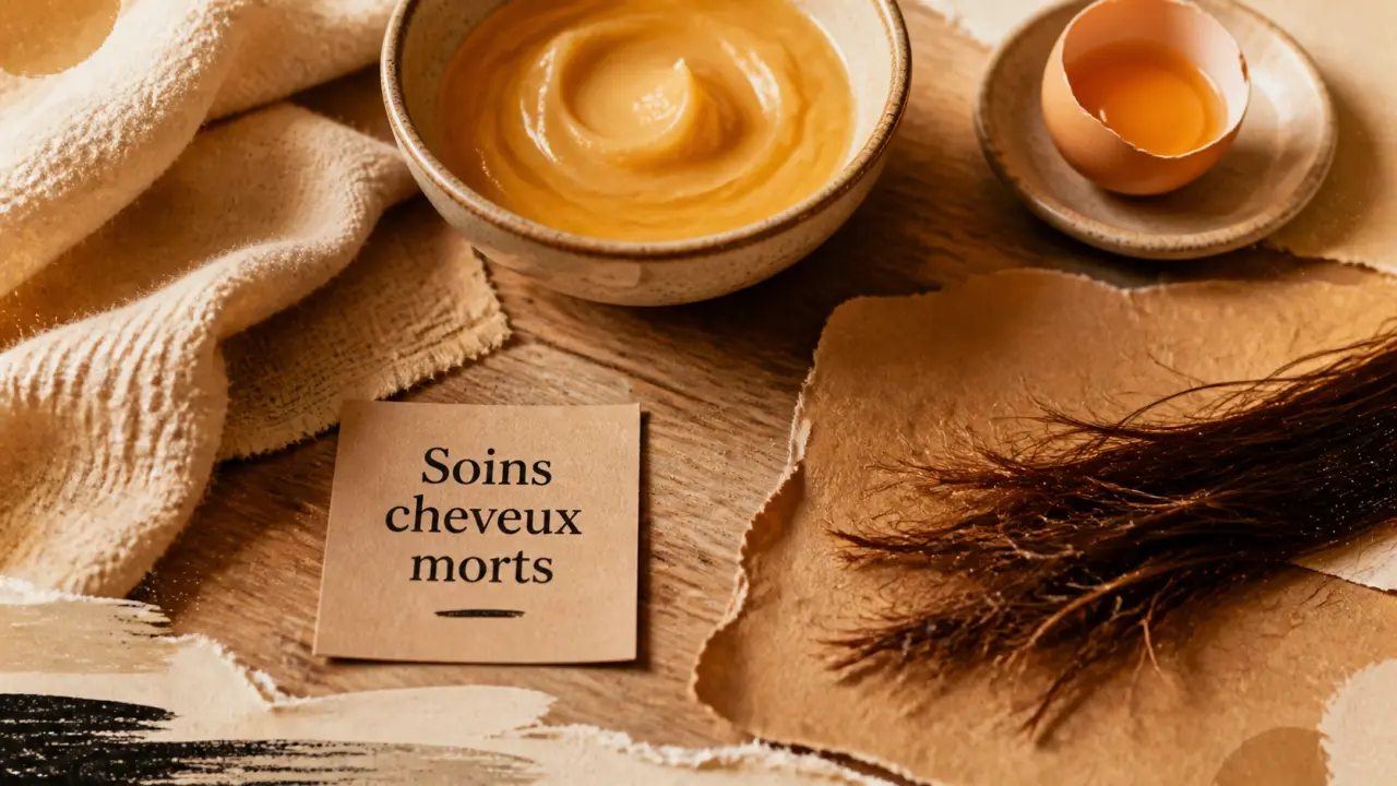 Soin miracle cheveux mort : cheveux brûlés ou morts, masque réparateur avant coupe