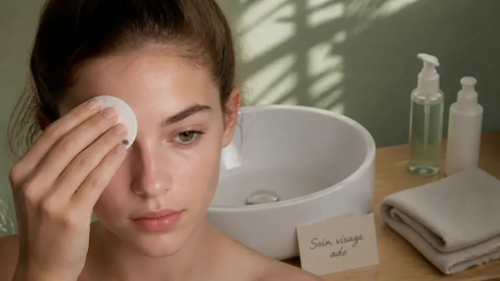 Peau grasse et boutons à l’adolescence : la routine simple en 2 étapes