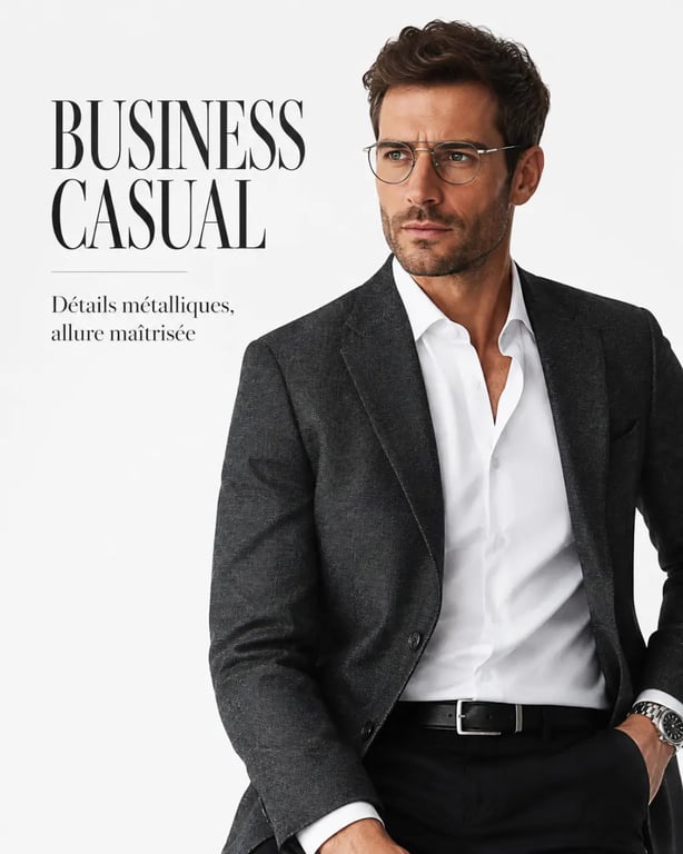Comment accessoiriser vos tenues avec des montres élégantes : tenue business casual et montre acier assortie