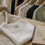 Mode éthique femme : labels GOTS Oeko-Tex sur garde-robe en lin et coton bio