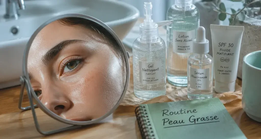 Peau grasse : comment matifier durablement sans agresser l&rsquo;épiderme