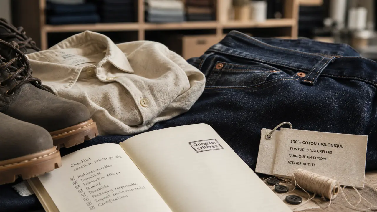 Vêtements durables : checklist matières, labels et réparabilité avant d’acheter