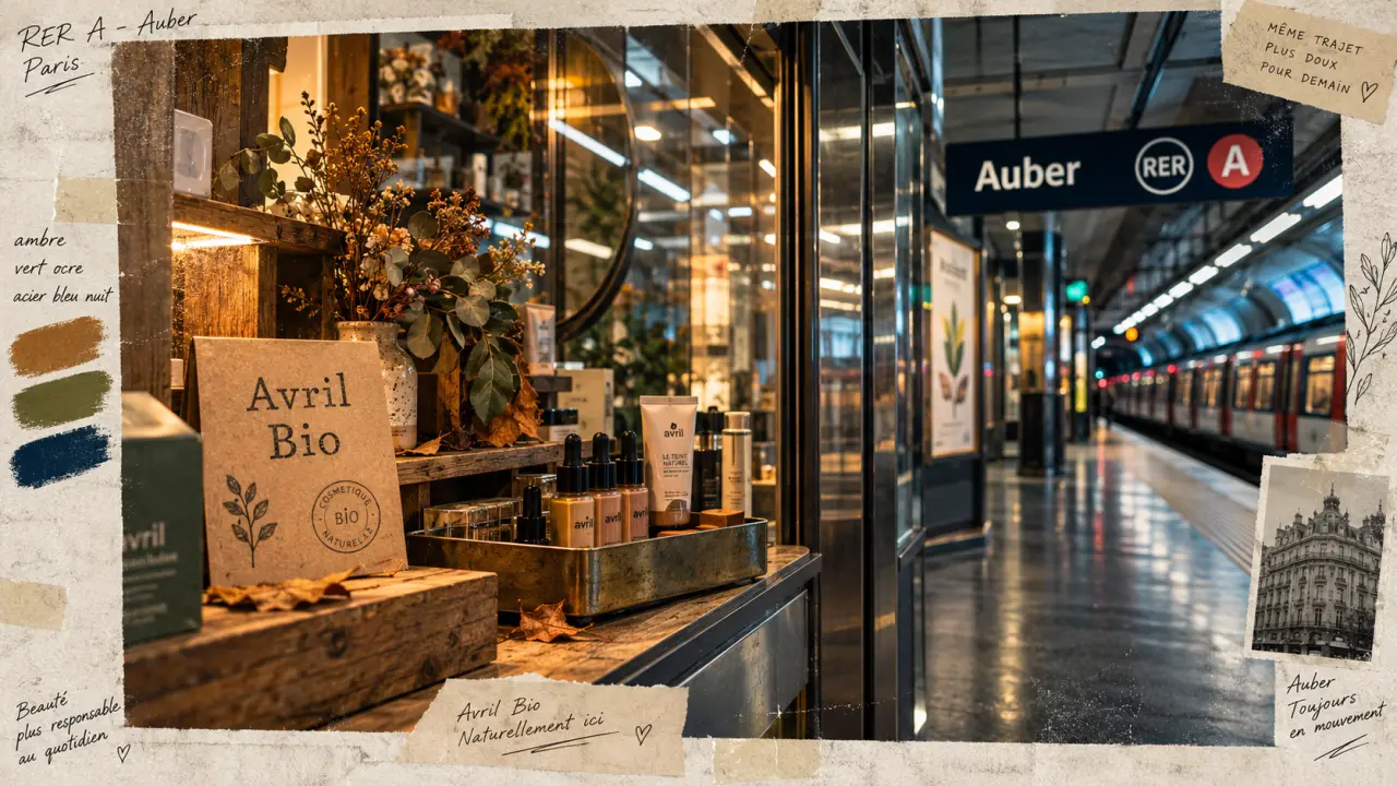 Avril cosmétique bio Auber près du RER A