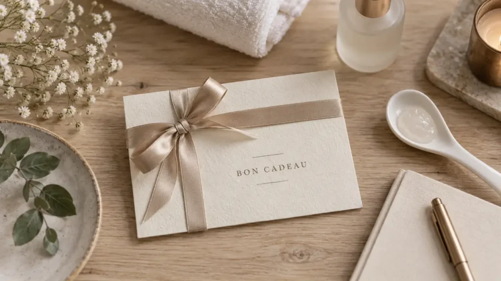 Carte cadeau soin visage : un cadeau flexible, personnalisé et simple à envoyer