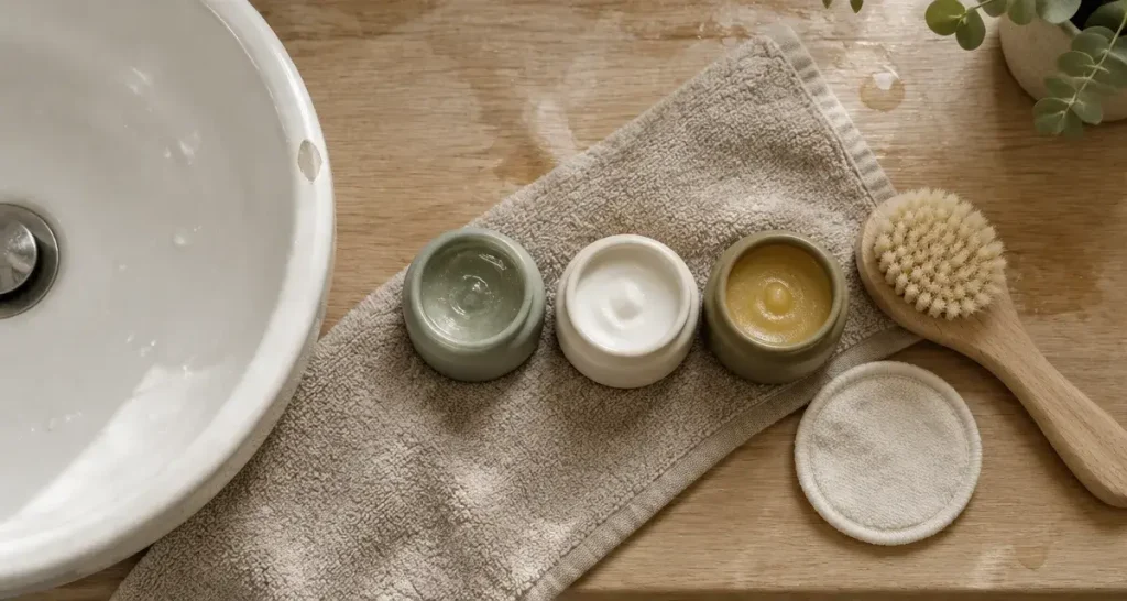 Prendre soin de son visage repose sur 5 gestes simples, pas sur une salle de bains pleine