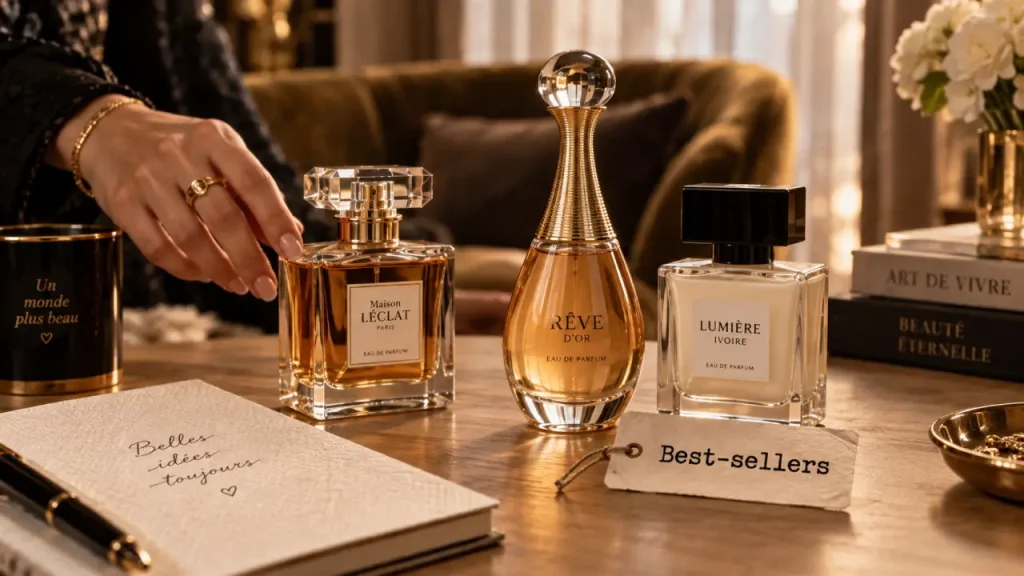 Les meilleurs parfums femmes : 8 signatures iconiques, du floral lumineux au gourmand ambré
