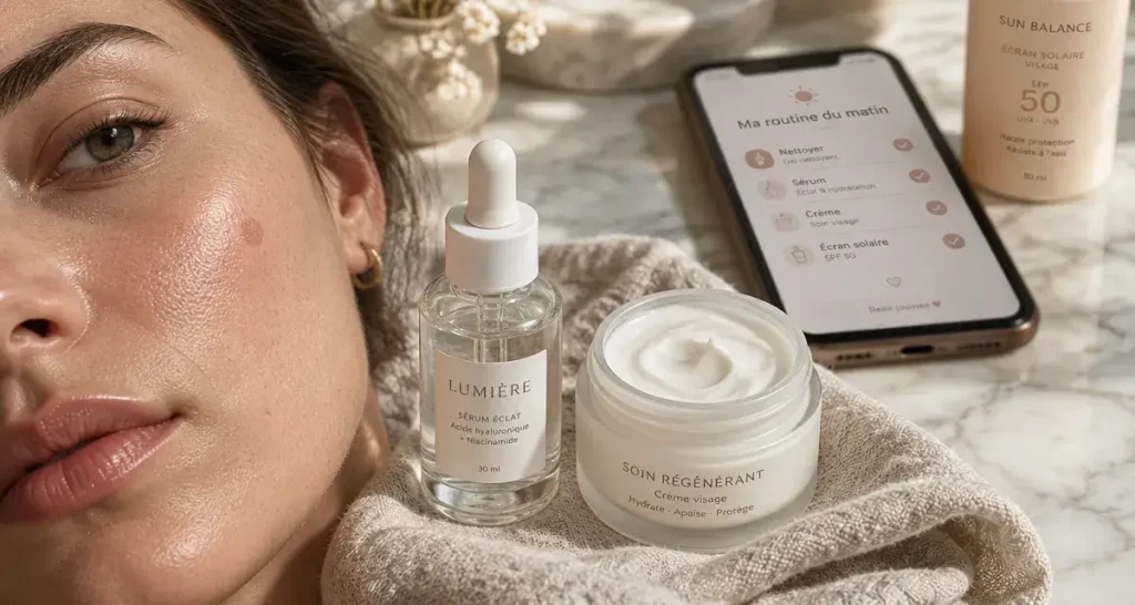 Soin anti-tache visage : le duo SPF et sérum pour éviter de corriger sans fin