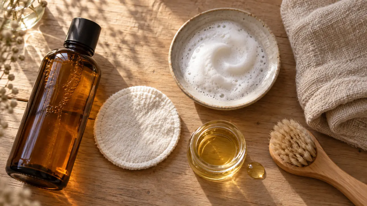 Soin nettoyant visage pour une peau nette sans tiraillement