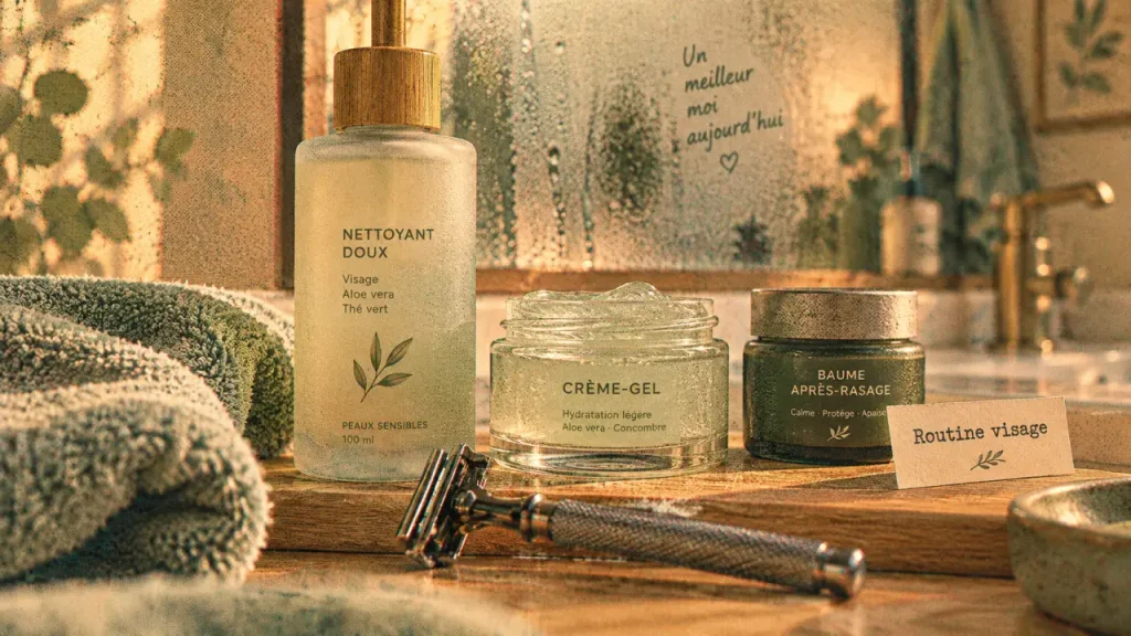 Soin pour le visage homme : le trio essentiel contre les tiraillements et le feu du rasoir